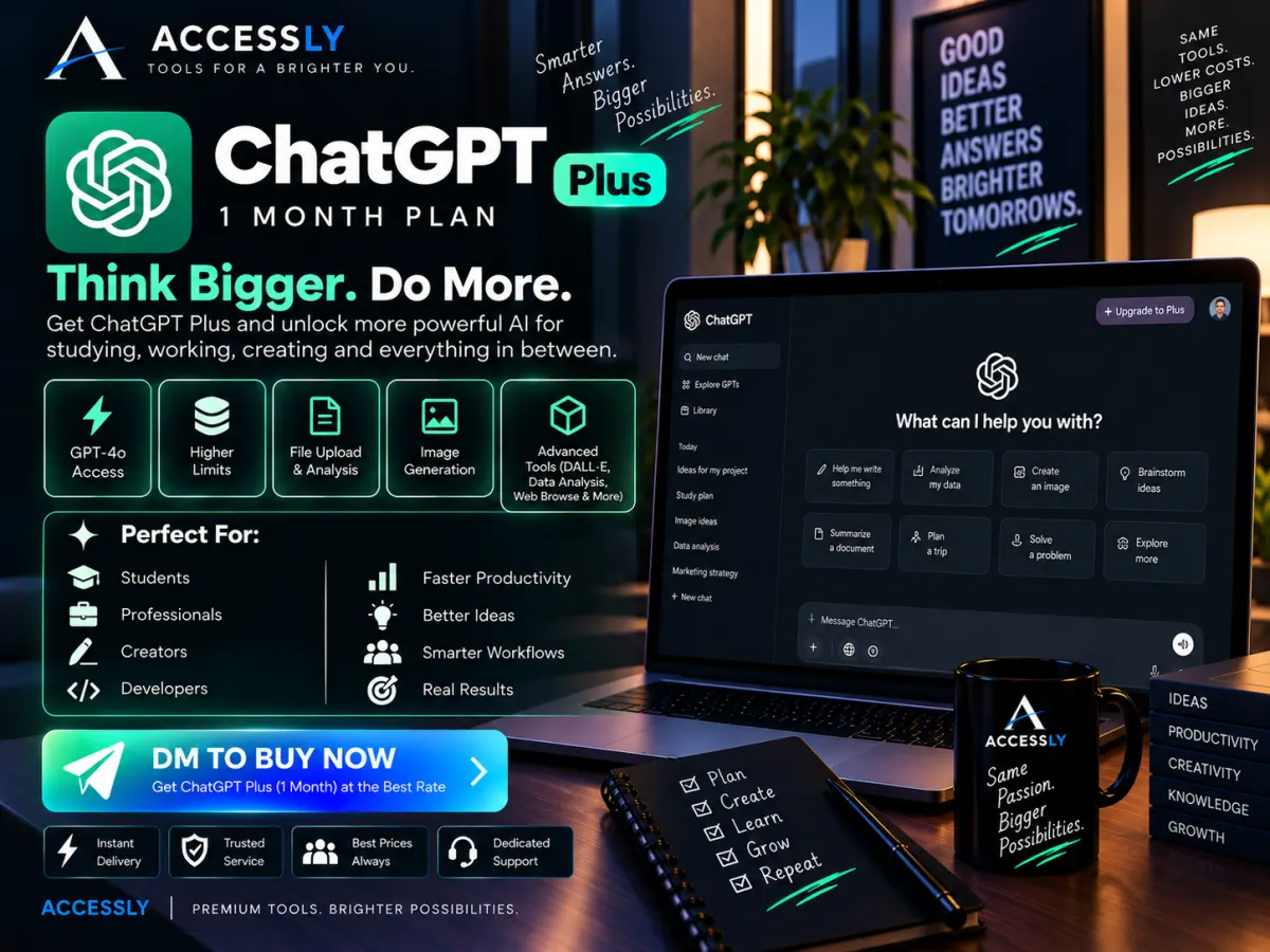 ChatGPT plan creative