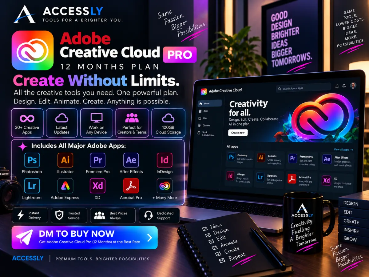 Adobe Creative Cloud Pro creative