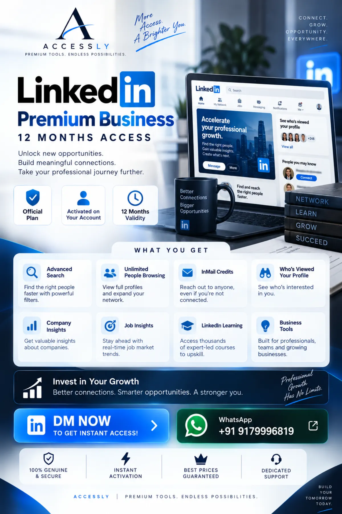 LinkedIn Premium Business creative