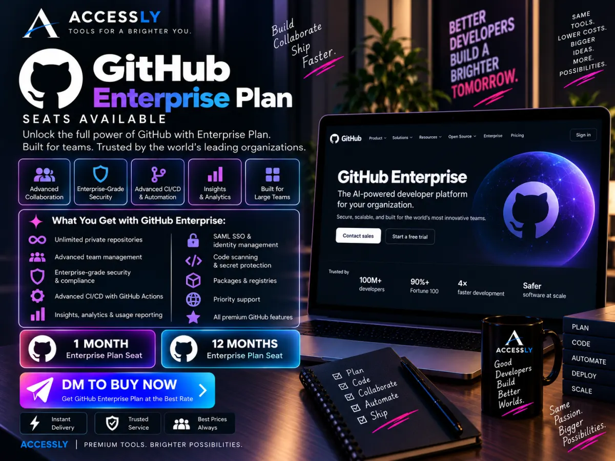 GitHub Enterprise platform creative