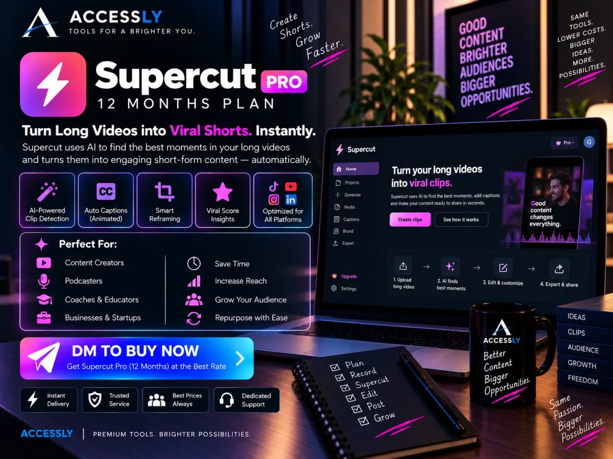 Supercut Pro short-form video creative