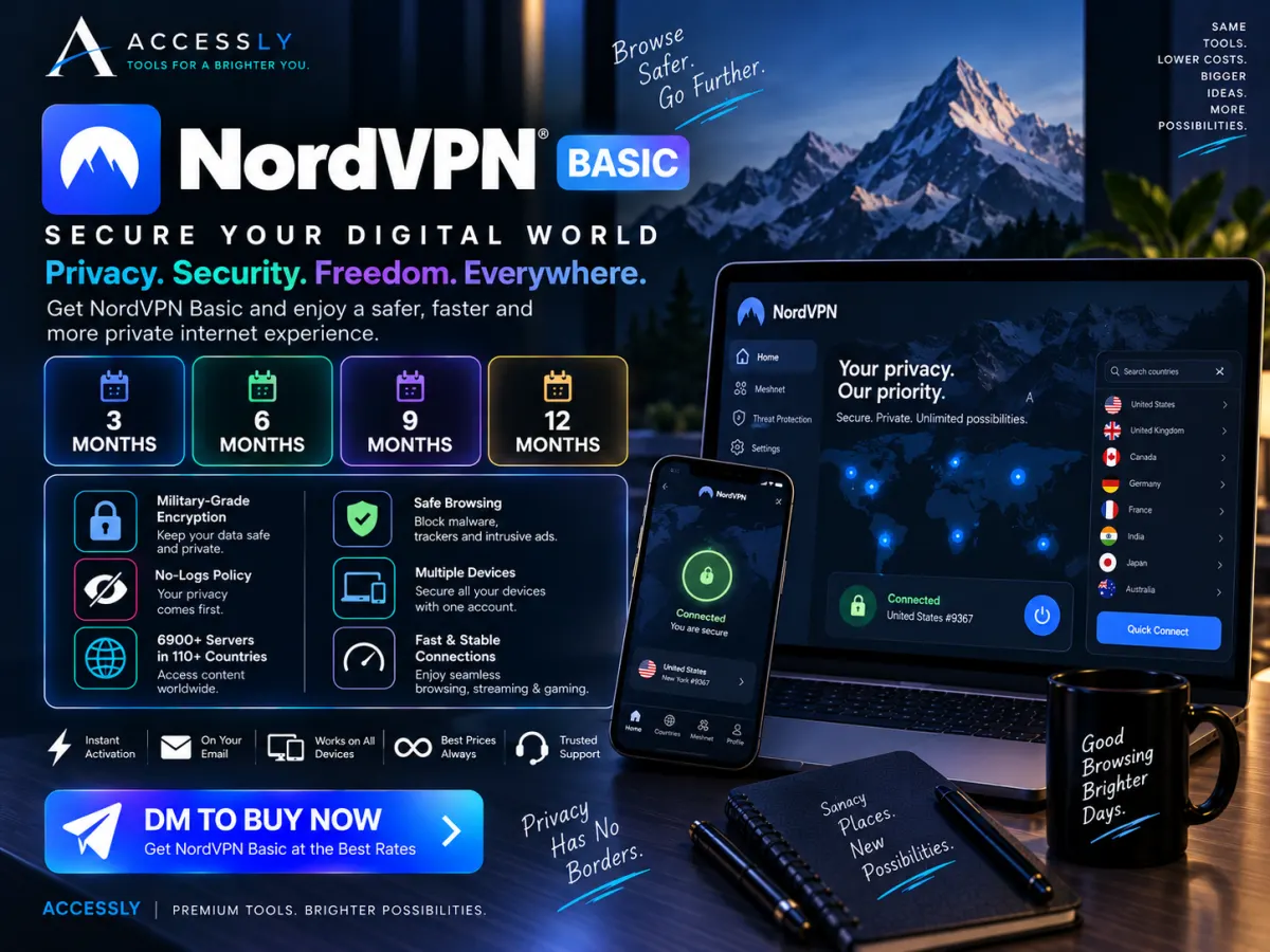 NordVPN plan creative
