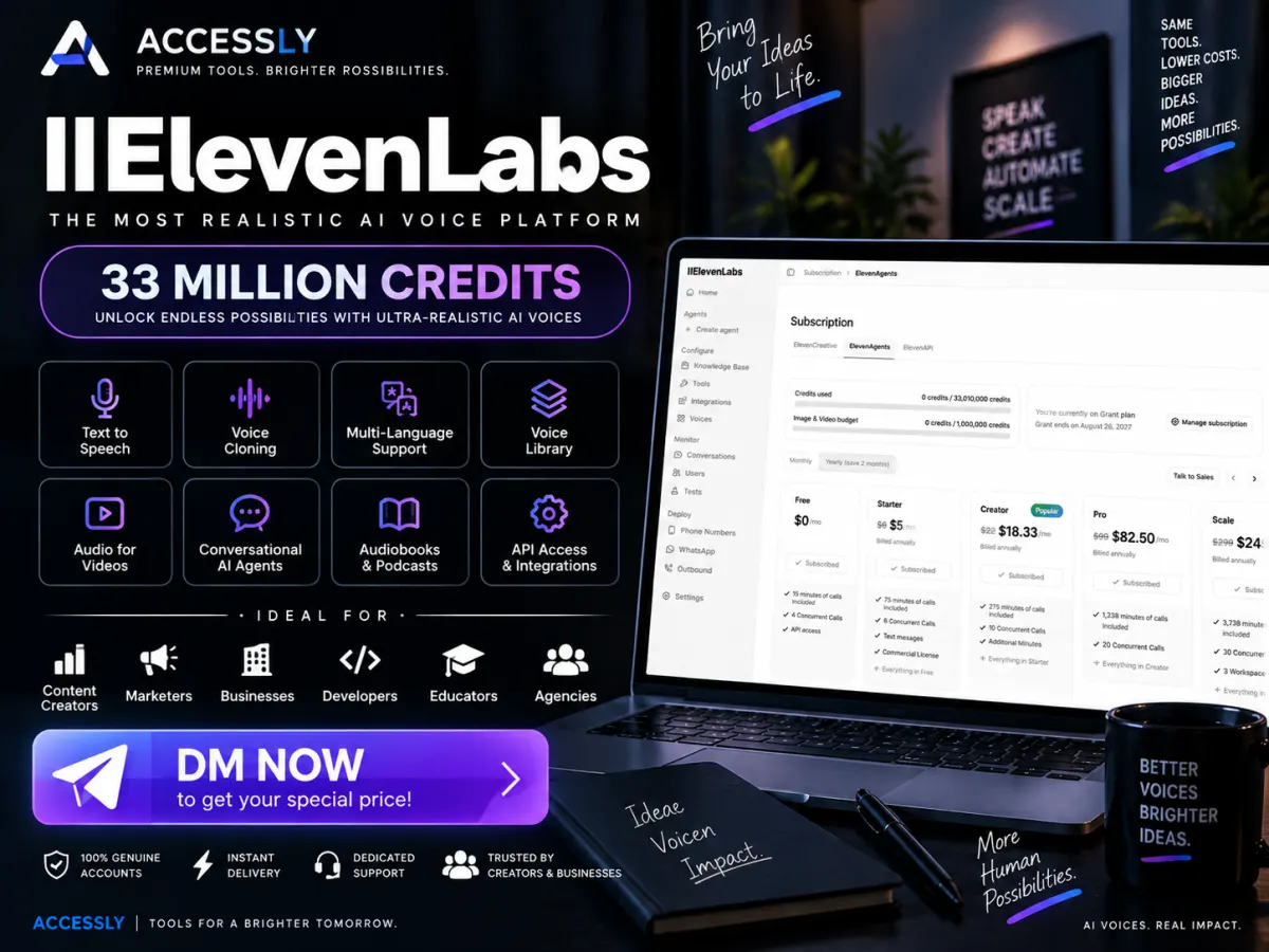 ElevenLabs AI voice platform creative